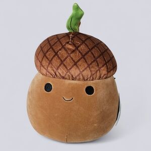 $6.49 SHIPPING Original Squishmallows Mac The Acorn Fall Harvest Brown Plush